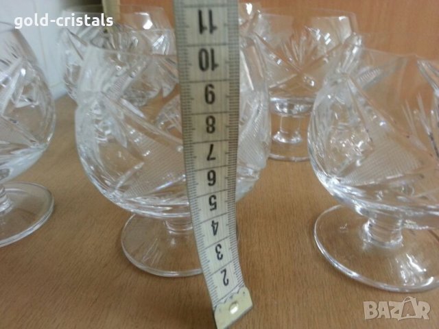 Сервиз кристални чаши, снимка 3 - Антикварни и старинни предмети - 25979144