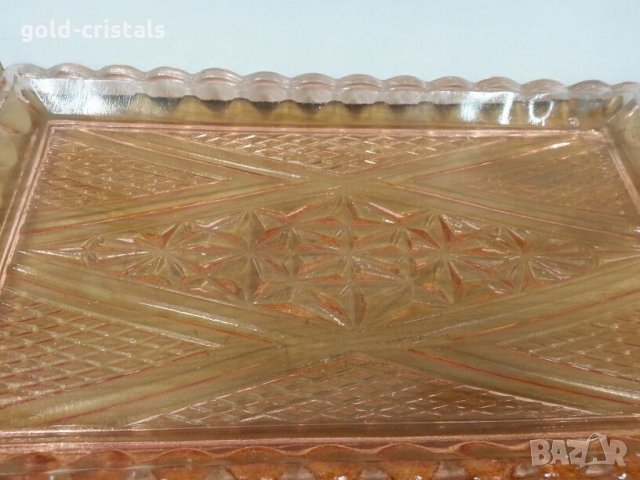 Стъклени чинийки за сладко , снимка 4 - Антикварни и старинни предмети - 22324272