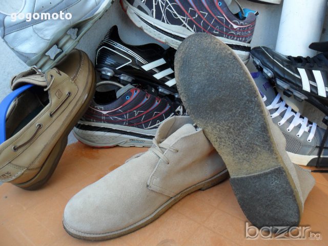 КАТО НОВИ кларкове 44 - 45 original OLD NAVY®, 3 x 100% естествени материали,КАТО НОВИ, снимка 4 - Мъжки боти - 13343160