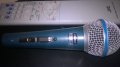 бета shure-жичен микрофон-sm58s profi mic, снимка 5