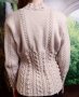 Ръчно плетена блуза с аранови елементи, снимка 6