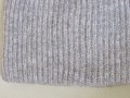 Сива машинно плетена вълнена шапка, 100% вълна, Монголия , снимка 7