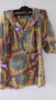 Ефирна пъстра блузка, снимка 1 - Туники - 24600914