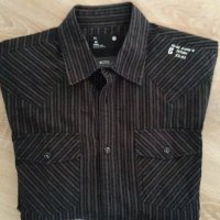 Прекрасни спортни мъжки ризи с дълъг ръкав LACOSTE и G-STAR - размер XL /42/, снимка 9 - Ризи - 20259948