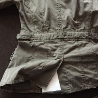 TOM TAILOR дамско яке , оригинално, размер 34, цвят каки, 100% памук., снимка 6 - Якета - 11049428