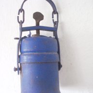 Стара миньорска лампа, снимка 5 - Антикварни и старинни предмети - 10745702