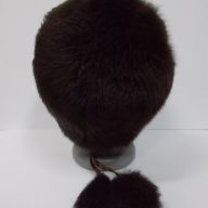 Дамска шапка-естествен овчи косъм, снимка 5 - Шапки - 12337996