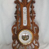 барометър с термометър, снимка 1 - Антикварни и старинни предмети - 17352358