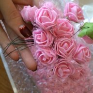 144 бр дантелени розички рози роза силиконови за бутониери декорация сватба повод ръчна изработка, снимка 10 - Други - 18496939