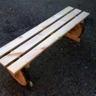 Бутикова дървена пейка, снимка 5 - Столове - 15153267