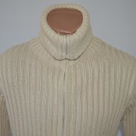 C&A мъжка бежова жилетка пуловер поло яка, снимка 3 - Пуловери - 13029591