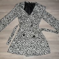 палто черно и бяло, снимка 1 - Палта, манта - 23052979