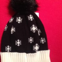 нова зимна шапка за момиче, снимка 5 - Шапки, шалове и ръкавици - 20861367