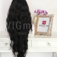 НОВА дълга къдрава черна перука Мириам - ОТЛИЧНО КАЧЕСТВО!, снимка 8 - Аксесоари за коса - 25816427