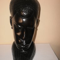 Глава на мъж-фигура от абанос, голяма , снимка 9 - Антикварни и старинни предмети - 8740569