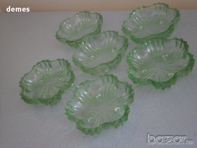 Сервиз от 6 купички за сладко от 20-те години на ХХв., снимка 1