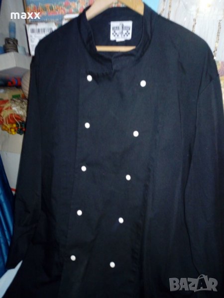 Черна куртка готвач CHAUD DEVANT, снимка 1