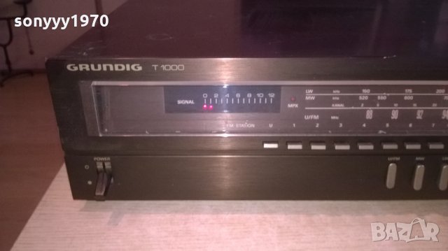 grundig t1000 tuner high fidelity-внос швеицария, снимка 9 - Ресийвъри, усилватели, смесителни пултове - 24526019