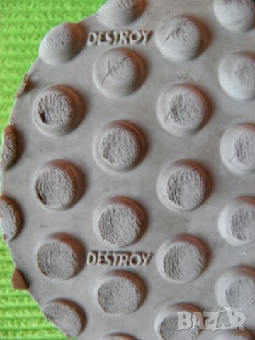 Destroy made in Spain оригинални мъжки чехли от естествена черна кожа EU 43, снимка 8 - Мъжки сандали - 25491272