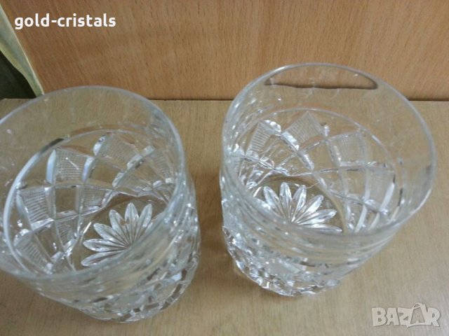  кристални чаши, снимка 7 - Антикварни и старинни предмети - 24174075