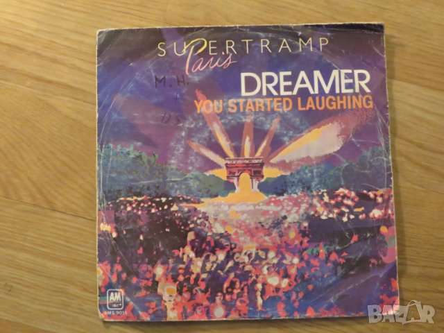 малка грамофонна плоча - supertramp - you started laughing - изд.80те г.
