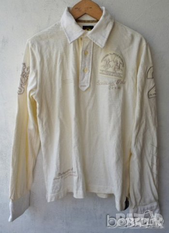 La Martina мъжка фланела риза поло с бродерия