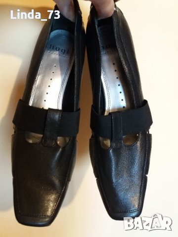 Дам.обувки-"HÖGL"-/ест.кожа/-№39-40,цвят-черни. Закупени от Австрия., снимка 11 - Дамски обувки на ток - 22386669