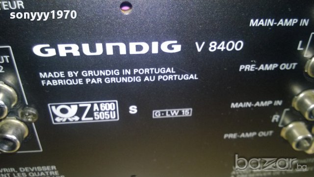 grundig v 8400 amplifier-внос швеицария, снимка 15 - Ресийвъри, усилватели, смесителни пултове - 9808988