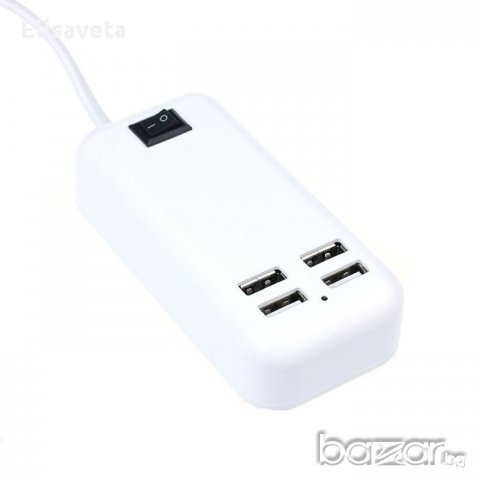 Намаление -40% Зарядна станция с 4 USB порта, снимка 8 - Калъфи, кейсове - 11461369