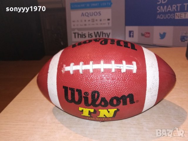 wilson tn-30x20см-топка за ръгби-внос швеция, снимка 9 - Колекции - 21517239