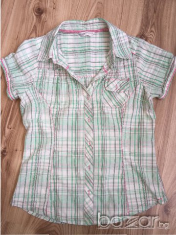 Дамска риза KENVELO, оригинал, size S, 100% памук, много нежно каре, като нова!!, снимка 1 - Ризи - 15152941