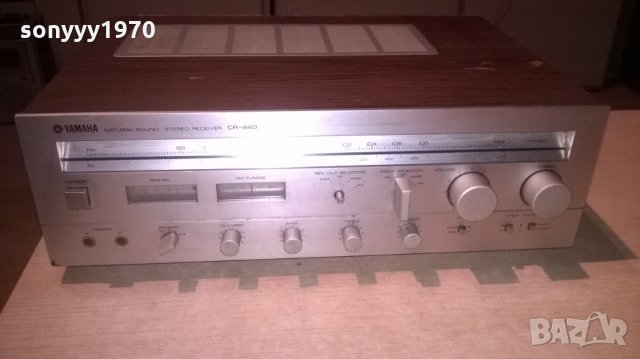 yamaha cr-440 stereo receiver-made in japan-280watts-swiss, снимка 5 - Ресийвъри, усилватели, смесителни пултове - 24397045