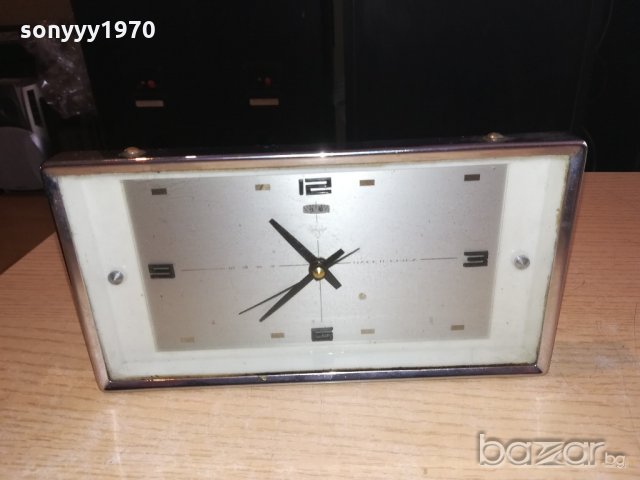 АНТИКА-работещ ретро часовник-20х10х6см, снимка 4 - Колекции - 21094692