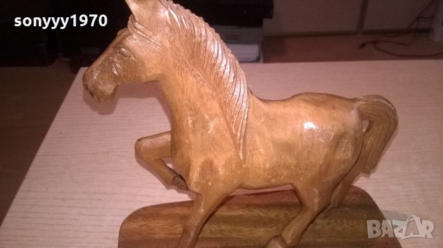 SOLD-кон-дървен-made in philippines-20х20х9см-внос швеицария, снимка 7 - Колекции - 22062223