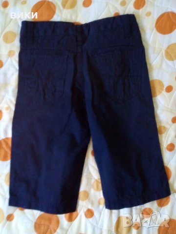 Сини панталонки до коляното 6-7 г, снимка 4 - Детски панталони и дънки - 24507415