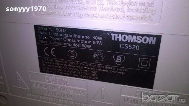thomson life cs520-внос швеицария, снимка 18 - Ресийвъри, усилватели, смесителни пултове - 16729596
