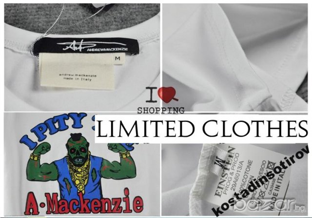 ANDREW MACKENZIE ZOMBIE MUSCLE Мъжка Тениска size 48 (M), снимка 3 - Тениски - 6889059