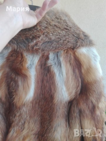  Палто от естествен косъм Лисица, снимка 8 - Палта, манта - 16630110