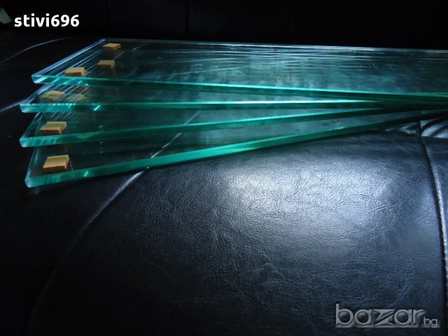 Стъклени рафтове за баня 8 мм , 50 см. / 15 см., снимка 1 - Строителни материали - 9056759