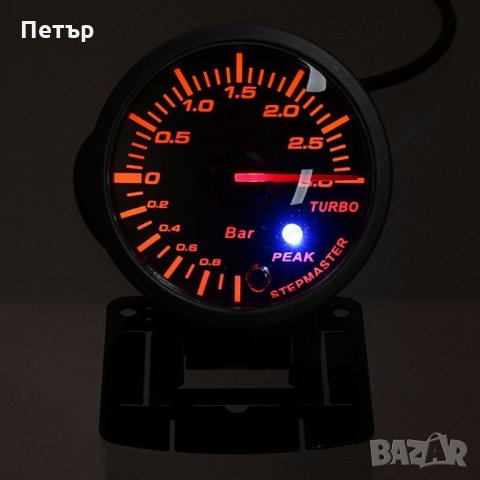 Буустметър,3 бара,за турбо 2 вида с мап сензор CNSpeed, Boostmeter, механичен, Бустметър , снимка 3 - Аксесоари и консумативи - 23084685