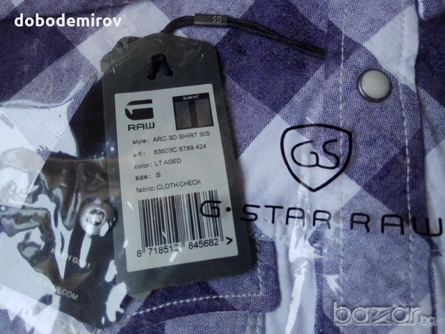 Нова риза G-Star Raw ARC 3D shirt, оригинал, снимка 4 - Ризи - 19038957