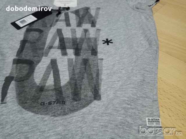 Нова тениска G-Star RAW Phili Slim T-Shirt, оригинал, снимка 7 - Тениски - 17083318