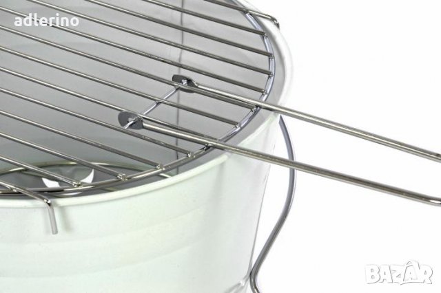  Грил кофа, кофа-грил, мини грил, парти грил, парти барбекю, мини барбелкю, зелен цвят, снимка 8 - Барбекюта - 24782955