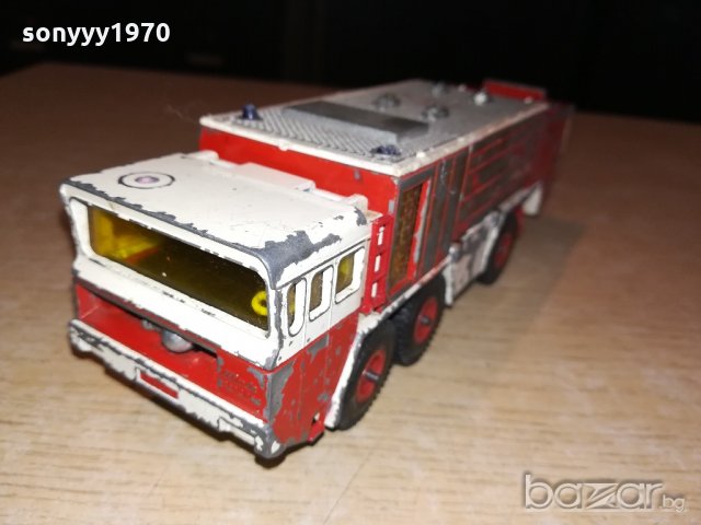 made in germany-маркова пожарна метална кола-20х6х5см, снимка 8 - Колекции - 20900877