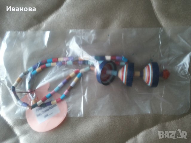 Ръчна изработка на бижута от хартия и квилинг  0.50лв лакирани са със декопажен лак, снимка 6 - Колиета, медальони, синджири - 25004182