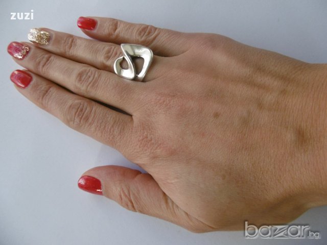 Сребърен пръстен - сребро проба 925, снимка 2 - Пръстени - 16526544