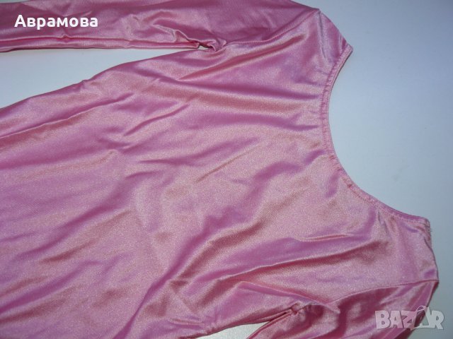 Трико розово, дълъг ръкав, поличка от тюл – 32 размер, 8-10години, снимка 4 - Детски рокли и поли - 22795513