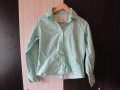 Светлозелена карирана дамска риза, блуза с дълъг ръкав, ръкави, дамски топ, жилетка, снимка 13