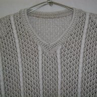 Памучна блуза / плетена дантела / голям размер / хипоалергична, снимка 2 - Корсети, бюстиета, топове - 14467160