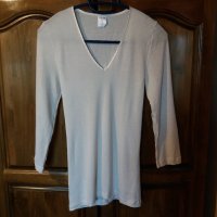 Дам.блузка-"HANRO"-/вълна+коприна/,цвят-кремав. Закупена от Австрия., снимка 1 - Бельо - 22697207